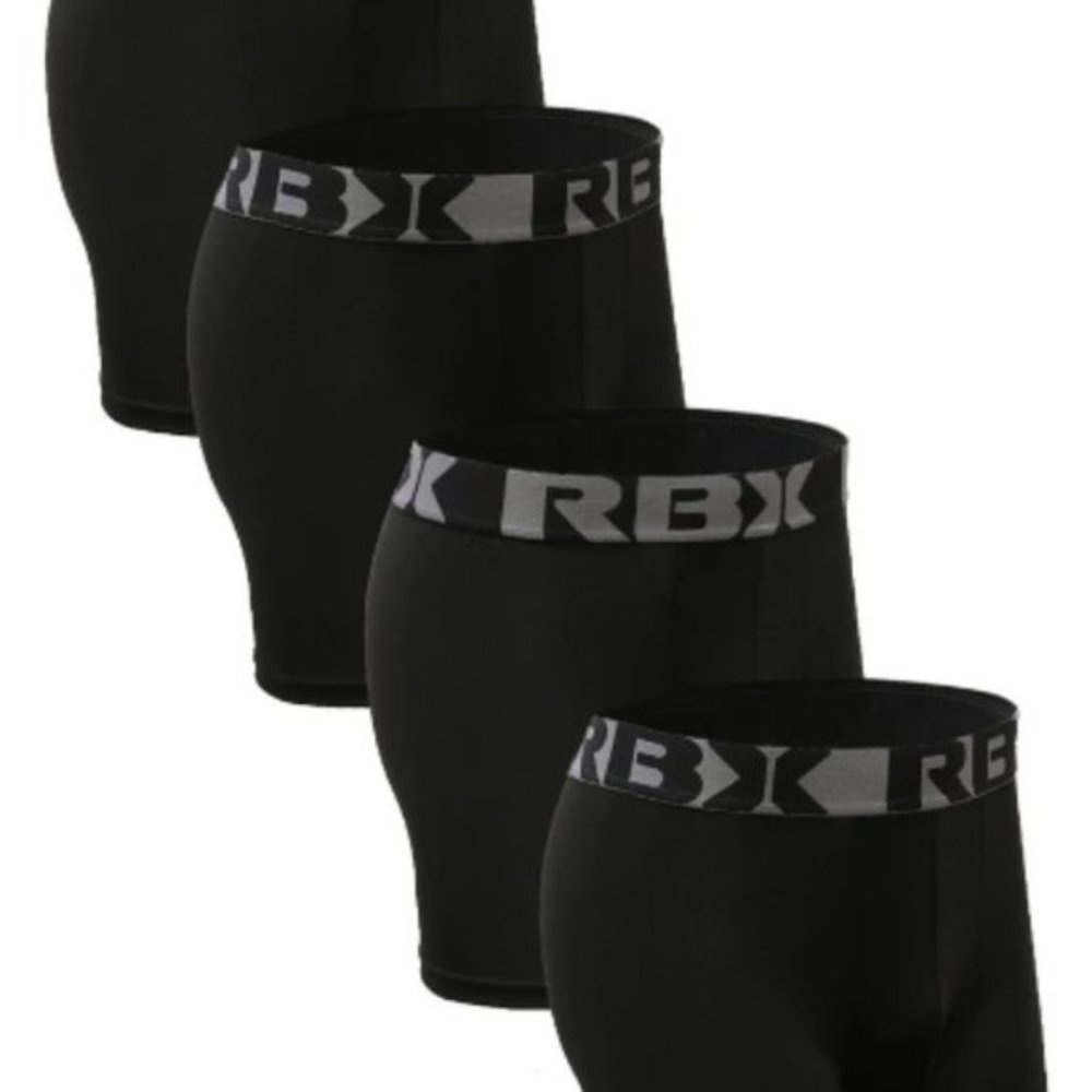 NWT 4-Pack RBX Performance Boxer Briefs XL